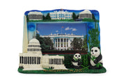 US Capitol & Pandas 3D Picture Frame