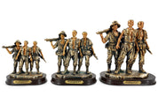 Vietnam Veteran Memorial Statue Figurine The Three Soldiers