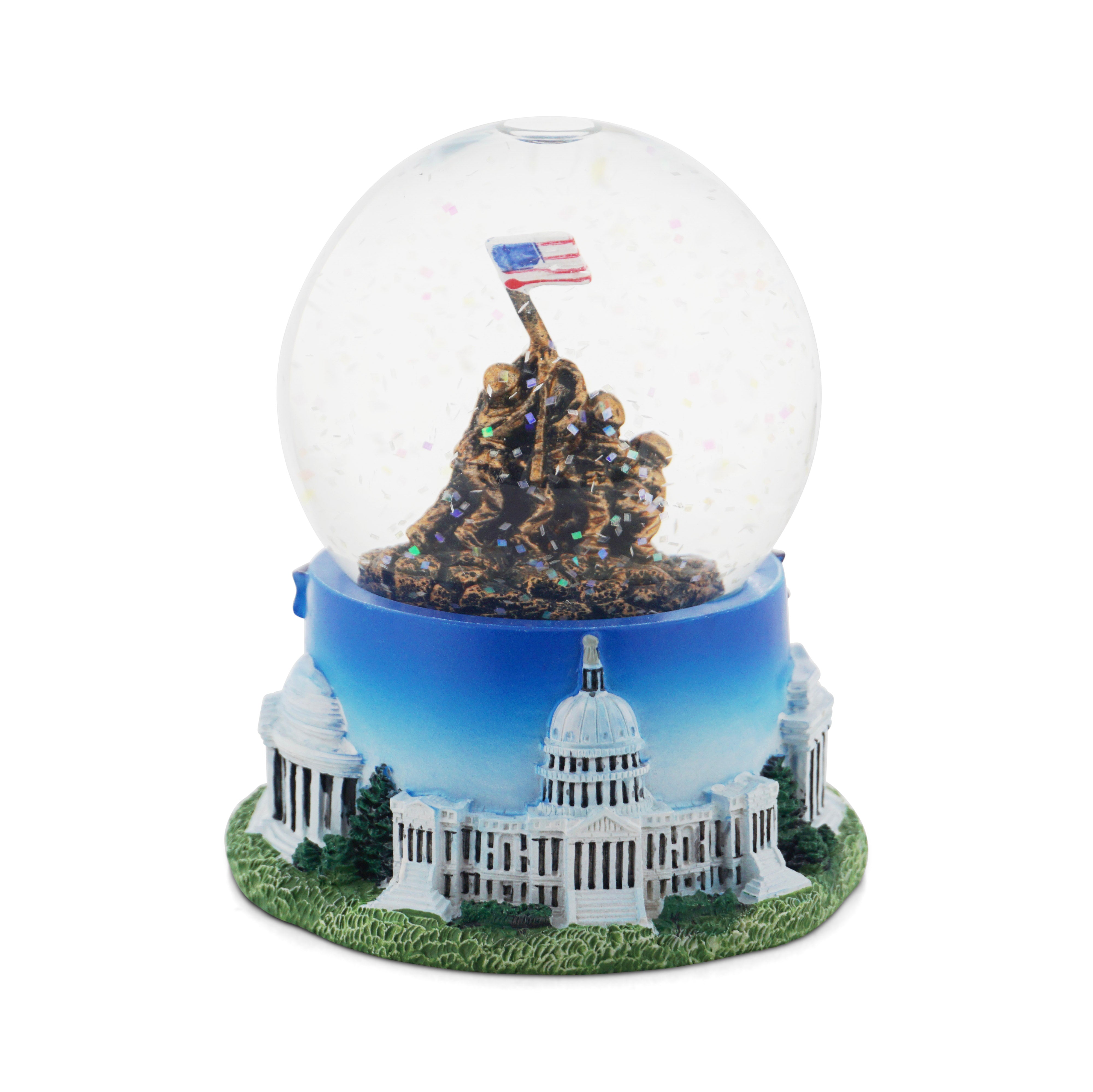 Iwo Jima Memorial Snow Globe - Small/Medium