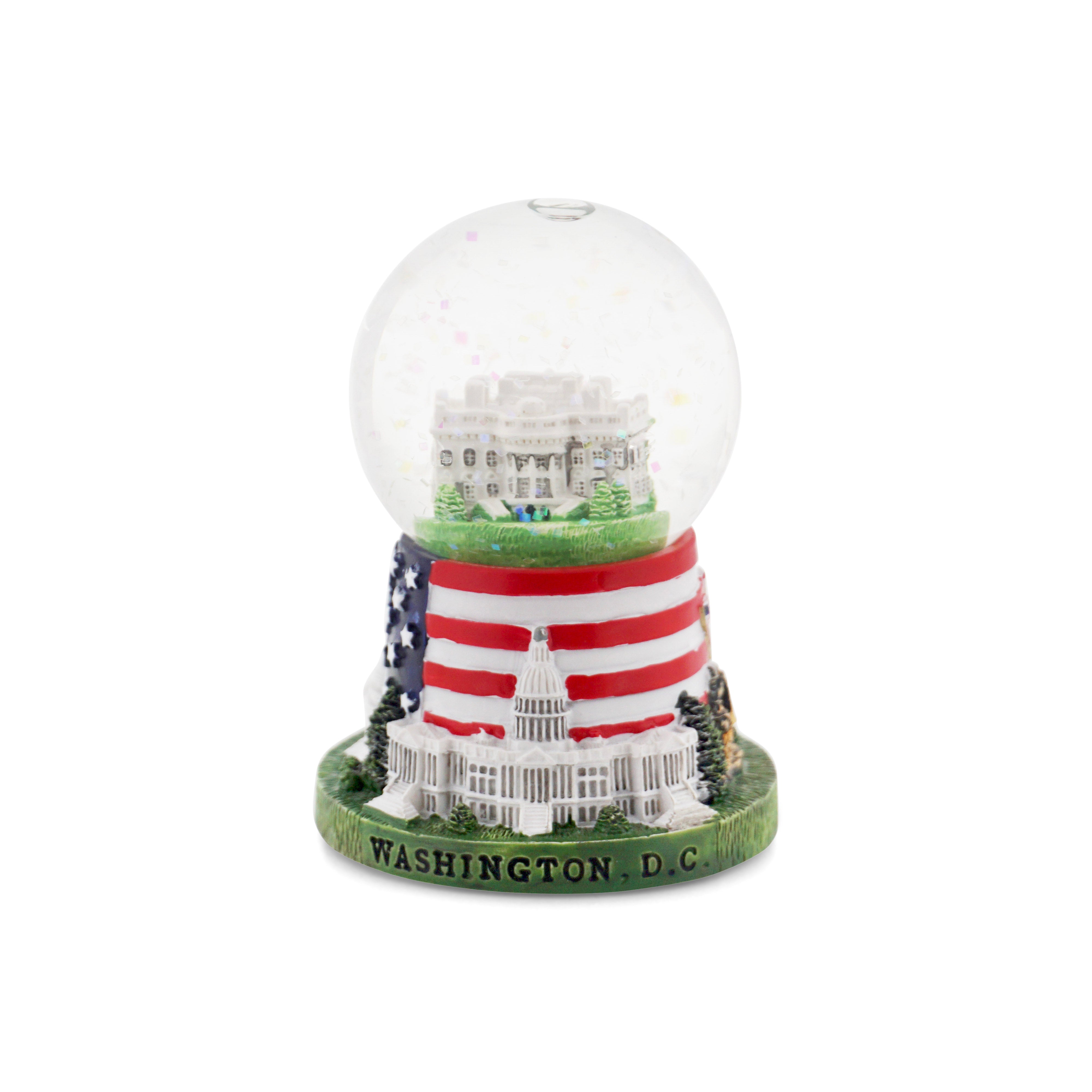 White House Flag Snow Globe - Small/Medium