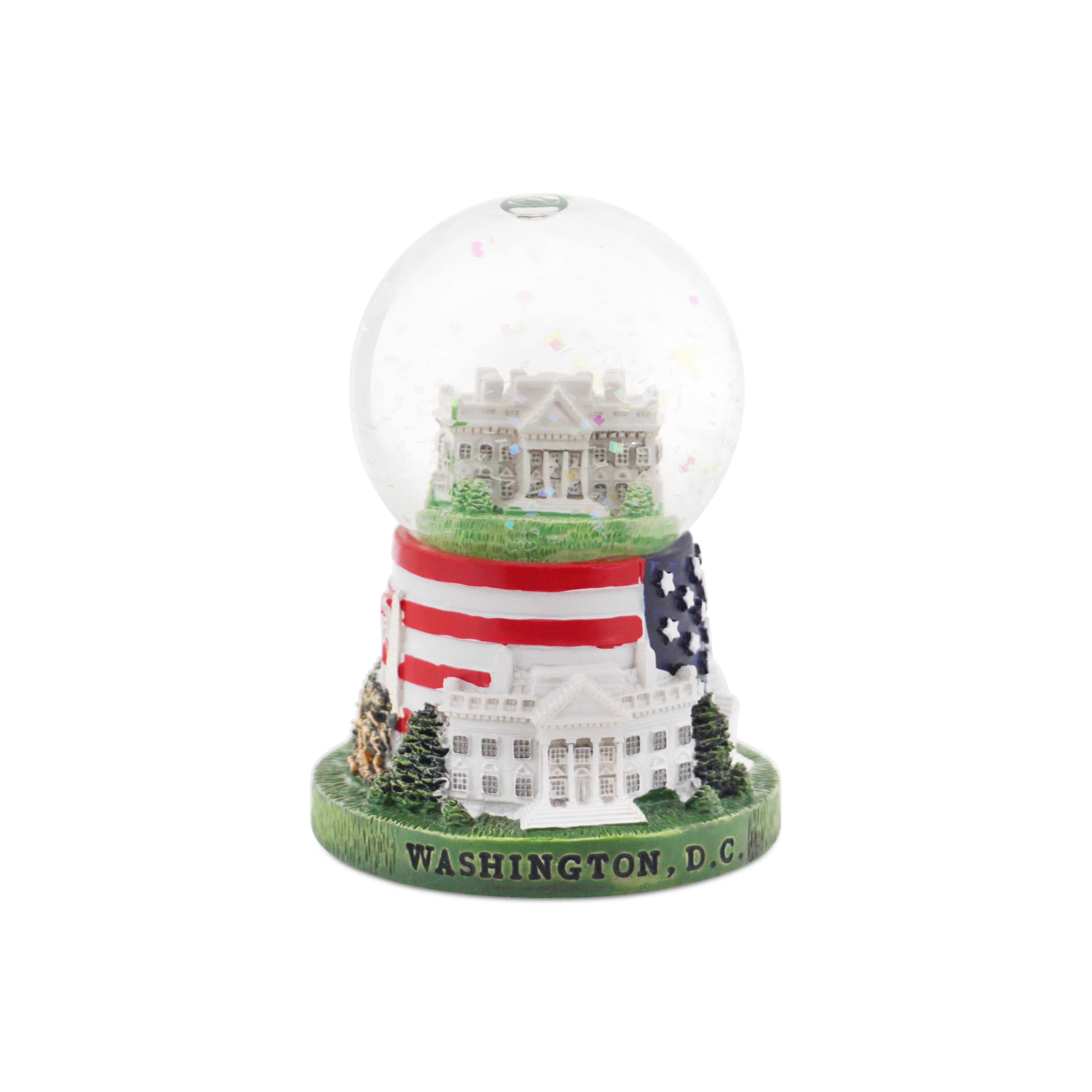 White House Flag Snow Globe - Small/Medium
