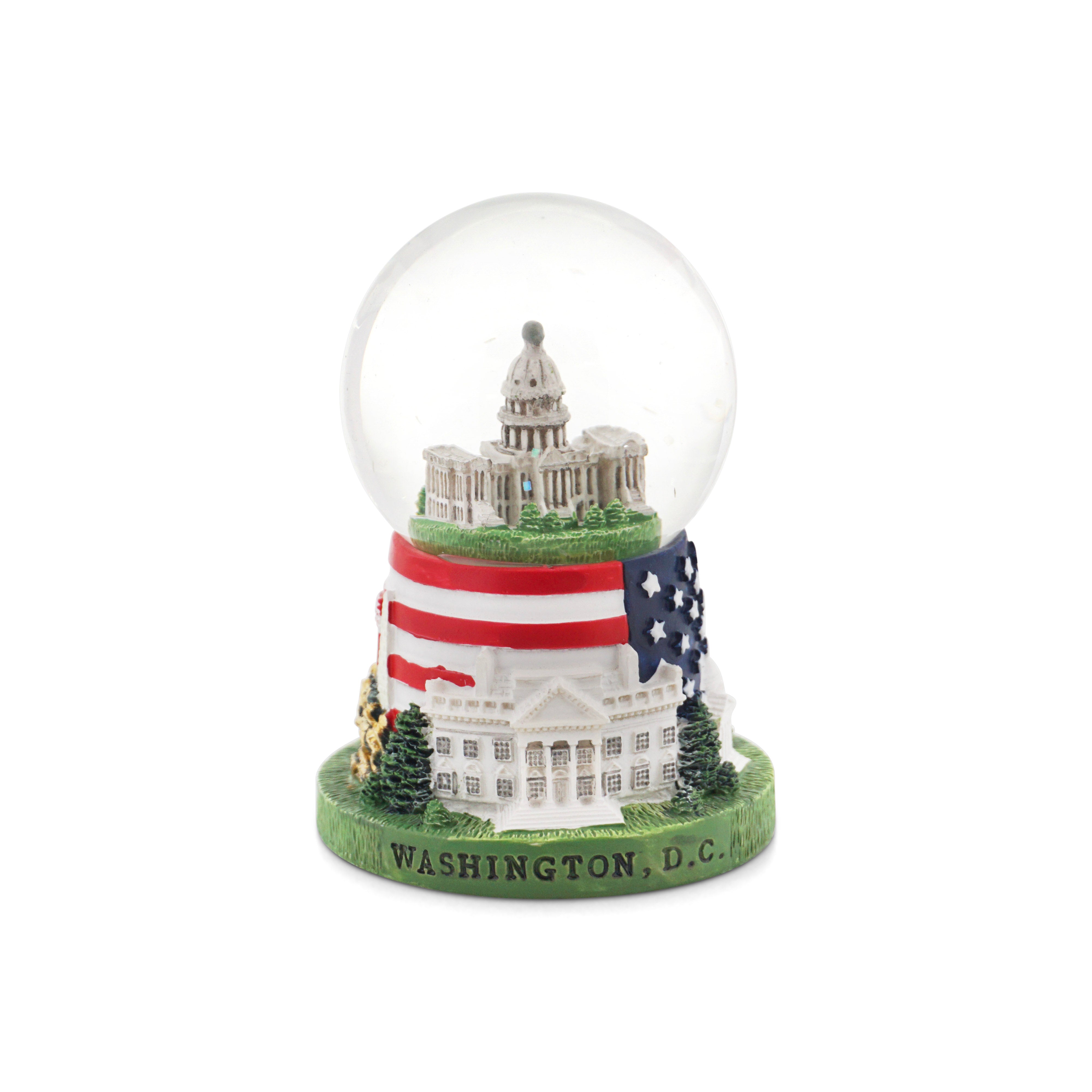 U.S. Capitol Flag Snow Globe - Medium/Large