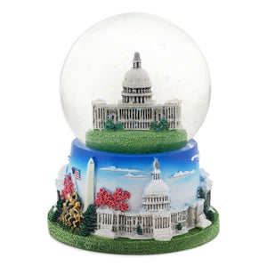 Washington DC Capitol Sky Snow Globe
