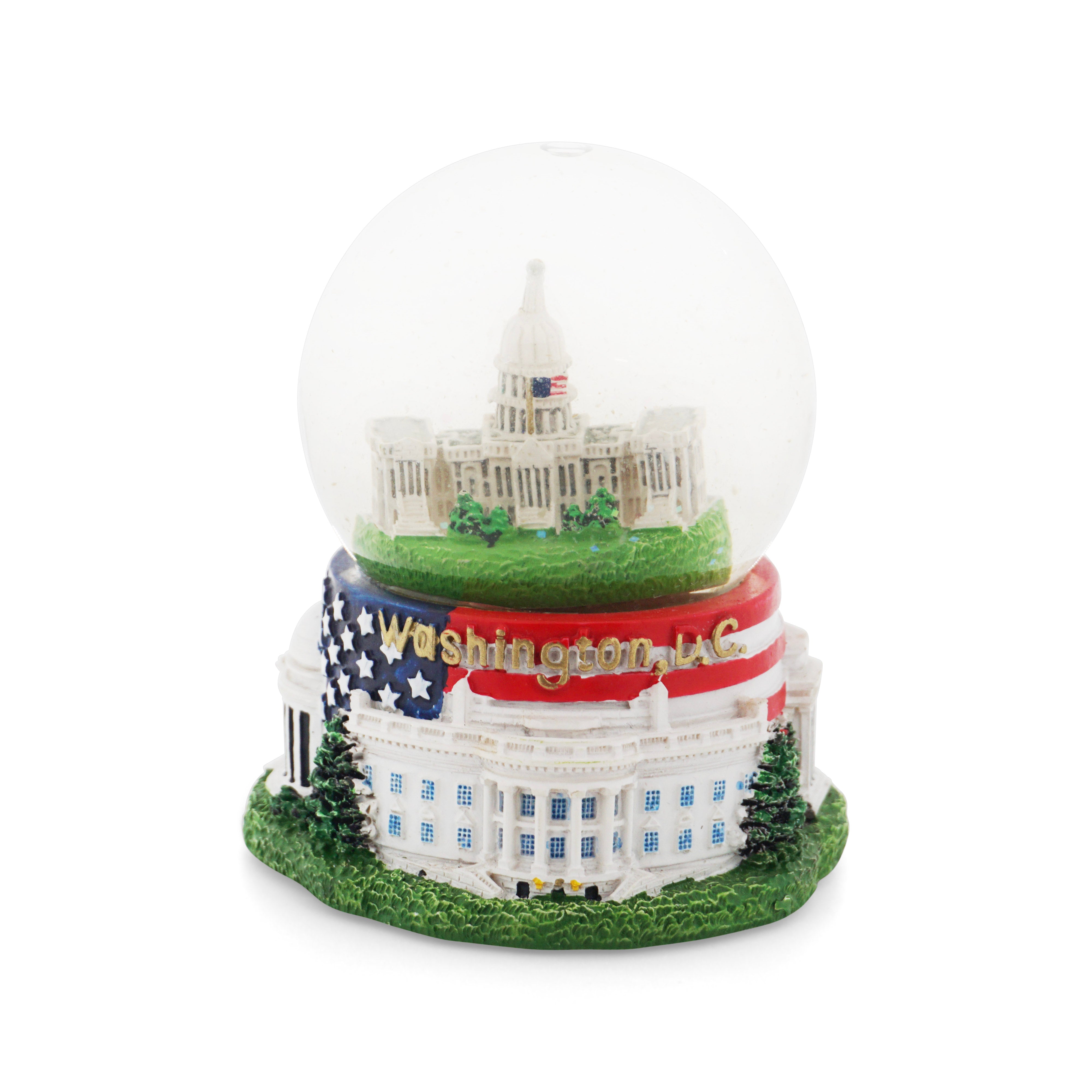 U.S. Capitol Flag Snow Globe - Medium/Large
