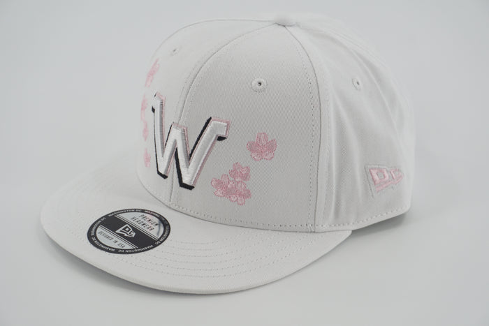 Washington D.C Cherry Blossom Cap - White