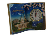 Decorative clock with Washington DC design on a white background