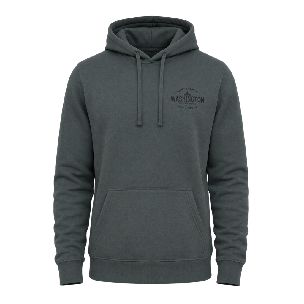 Classic Washington DC Nation’s Capital Graphic Pullover Hoodie
