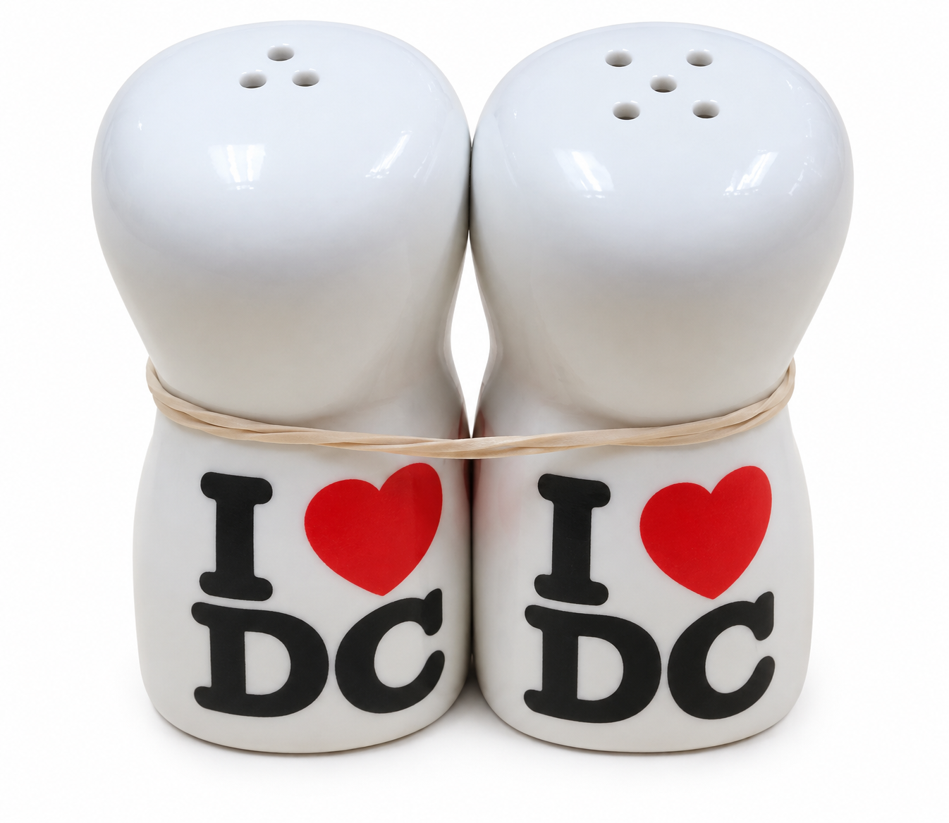 I Love DC Salt & Pepper Shaker Kitchen Souvenir Set