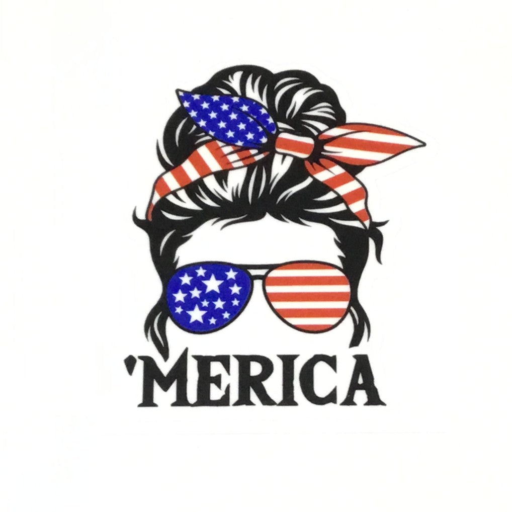 ‘Merica Girl Sticker