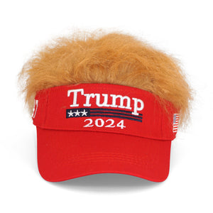 TRUMP HAIR VISOR HAT