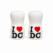 I Love DC Salt & Pepper Shaker Kitchen Souvenir Set
