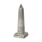 Metallic model of a tower of Washington Monument  with 'Monument' branding on a white background
