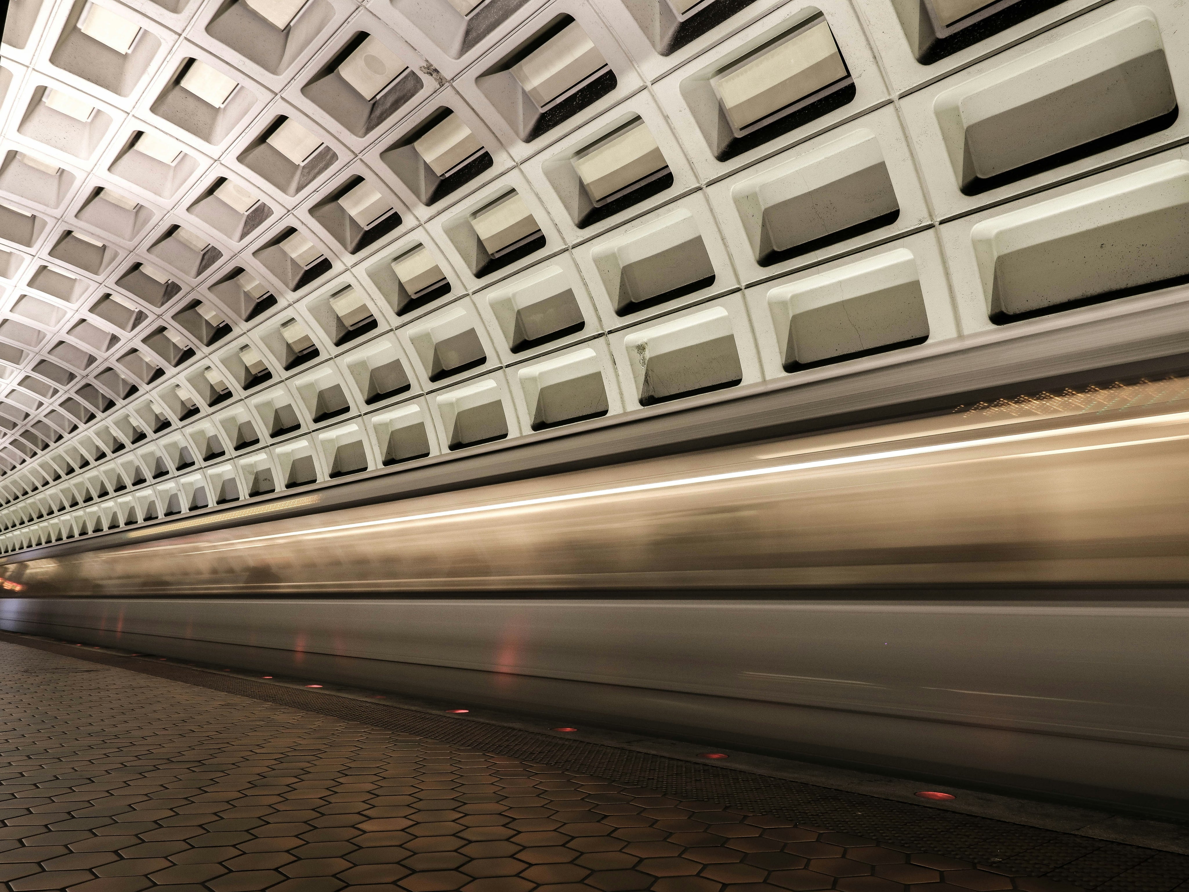 Metro Center station, a major Washington Metro hub near Abe’s Gifts DC Downtown store in Washington, DC.