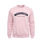 Pink sweatshirt with 'Washington District of Columbia' text on a white background