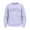 Light purple sweatshirt with 'Washington' text on a white background