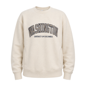 Washington DC Crewneck Sweatshirt – Collegiate Outline Pullover
