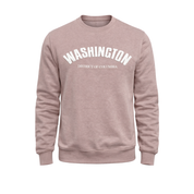 Washington DC Chenille Letter Crewneck Sweatshirt