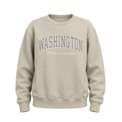 Washington DC Crewneck Sweatshirt – Collegiate Outline Pullover