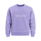 Purple sweatshirt with 'Washington Dist. of Columbia' text on a white background