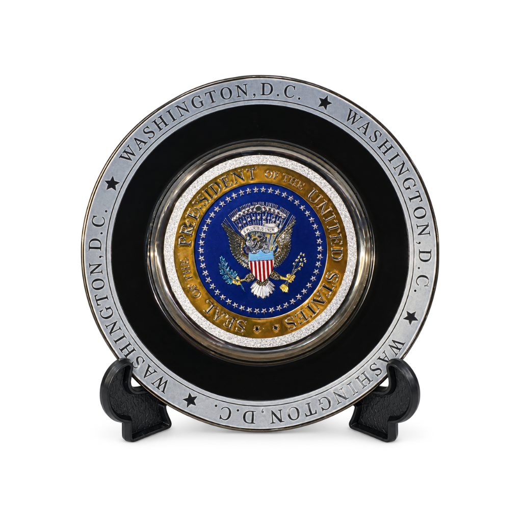 Navy Blue U.S Seal Chokin Plate