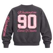 Washington DC 90 Graphic Crewneck Sweatshirt