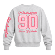 Washington DC 90 Graphic Crewneck Sweatshirt
