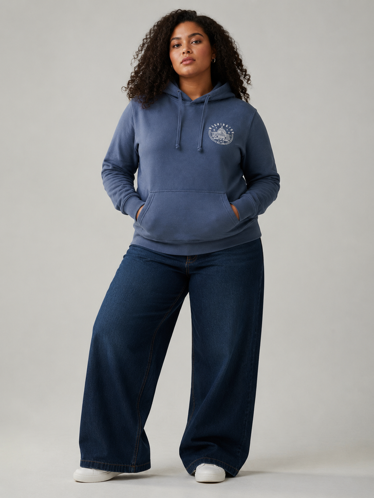 Washington DC U.S. Capitol Graphic Pullover Hoodie