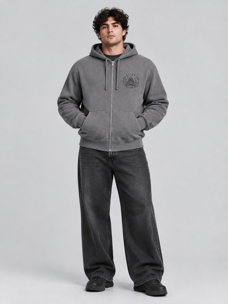 Washington DC Zip-Up Hoodie