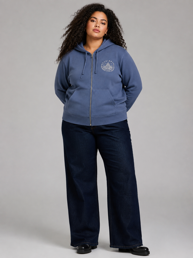 Washington DC Zip-Up Hoodie