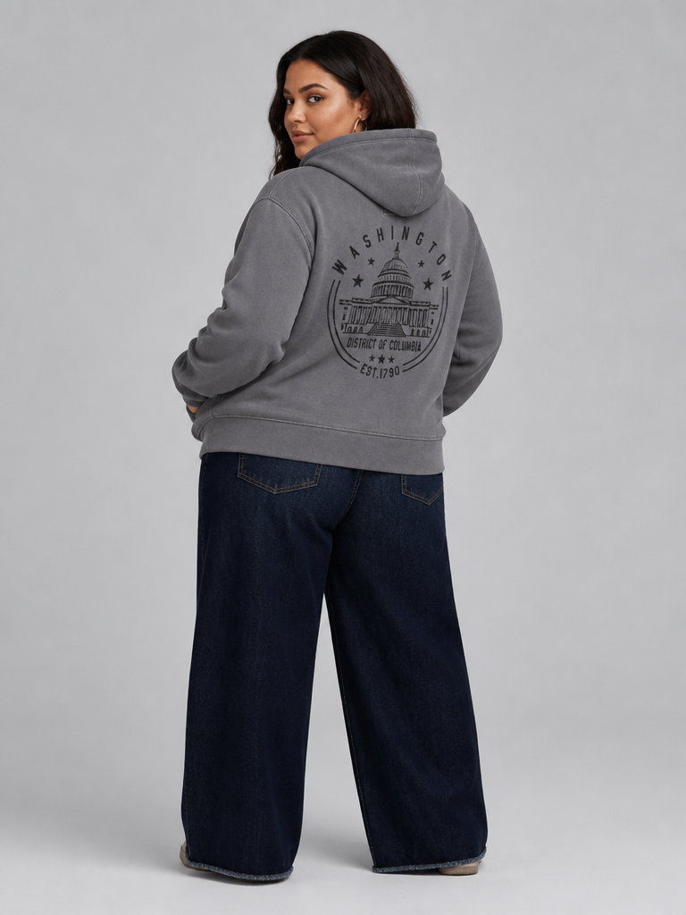 Washington DC Zip-Up Hoodie
