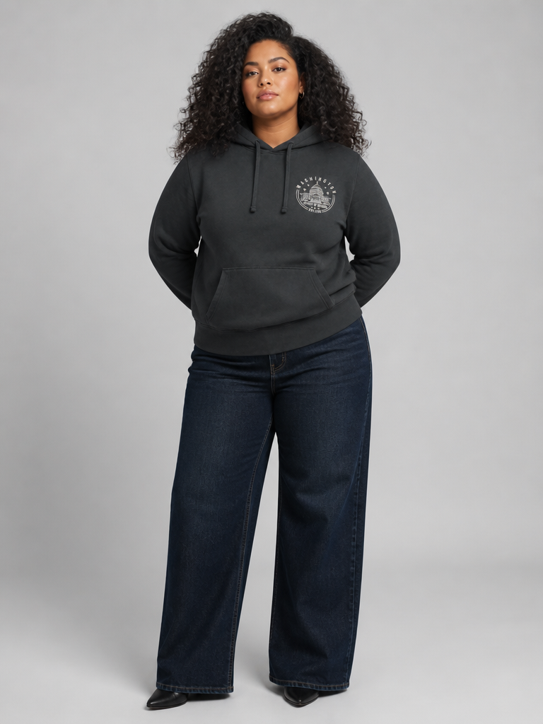 Washington DC U.S. Capitol Graphic Pullover Hoodie