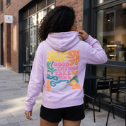 Washington DC Good Things Take Time Embroidered Floral Hoodie