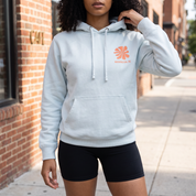 Washington DC Good Things Take Time Embroidered Floral Hoodie