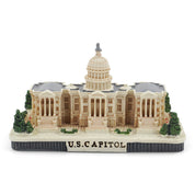 Model of the U.S. Capitol building on a white background