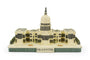 Model of the U.S. Capitol building on a white background