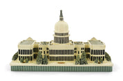 Model of the U.S. Capitol building on a white background