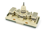 Model of the U.S. Capitol building on a white background