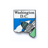 D.C.-Shaped Capitol Lapel Pin