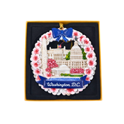 Washington DC Cherry Blossom Ceramic Ornament