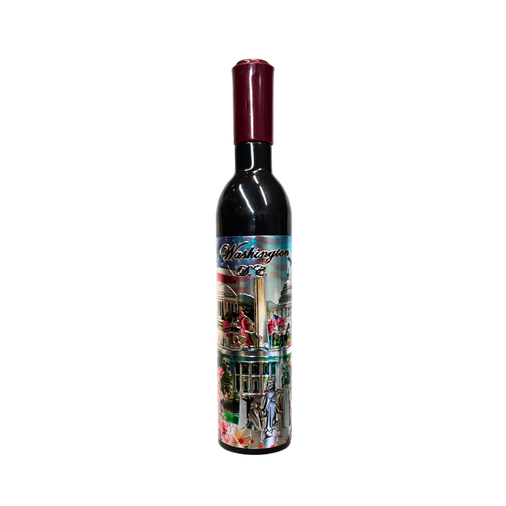 Washington DC Wine Bottle Corkscrew Magnet.