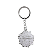 Washington D.C. Cherry Blossom Metal Keychain