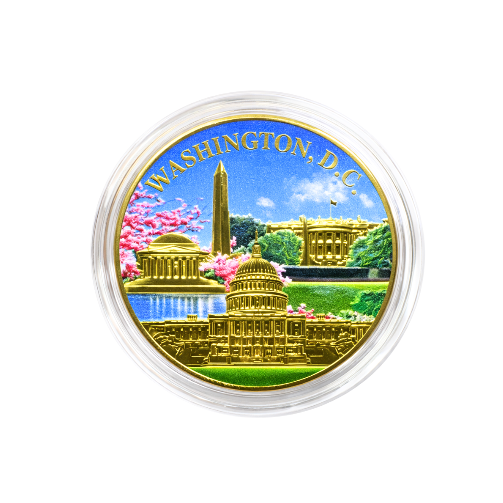 Washington DC Landmarks Collectable Coin
