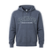 Gray hoodie with 'Washington District of Columbia' text on a white background