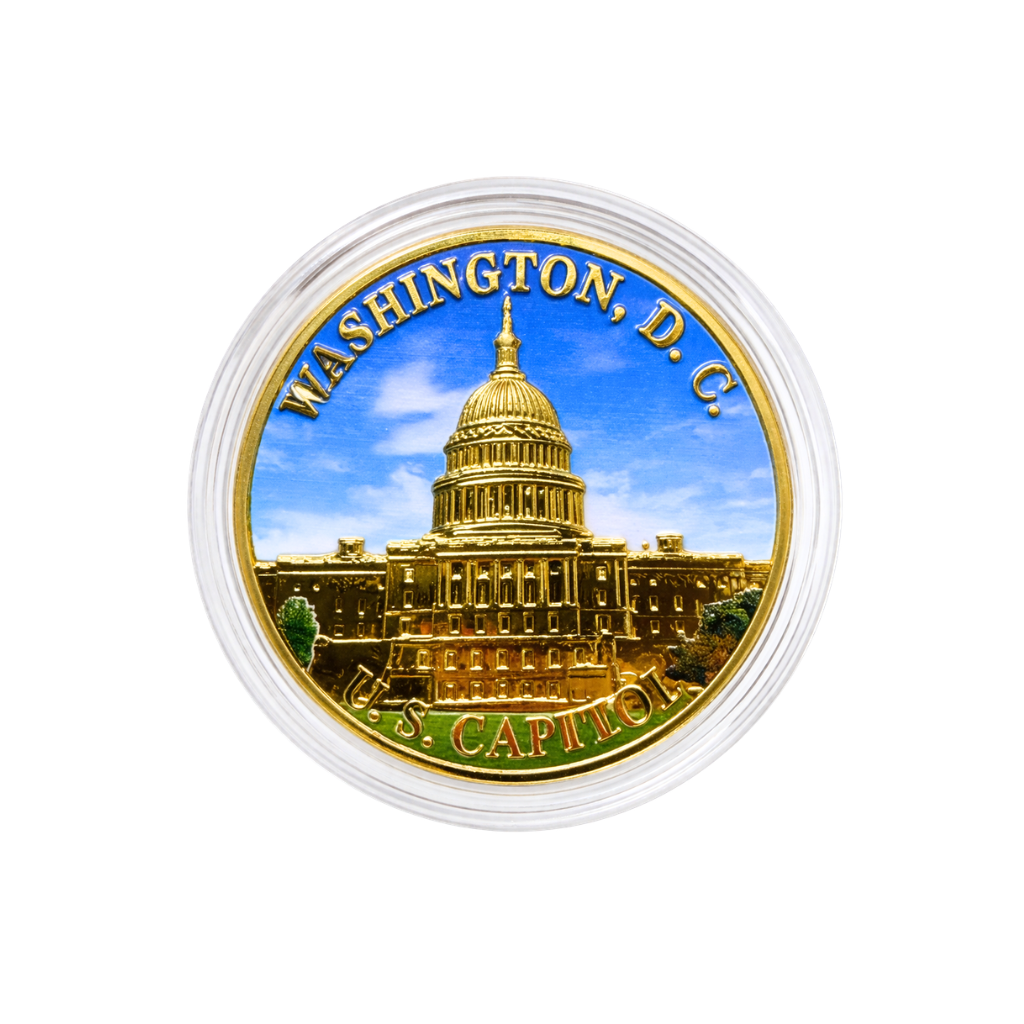 Washington, D.C. U.S. Capitol & Great Seal Collectible Coin