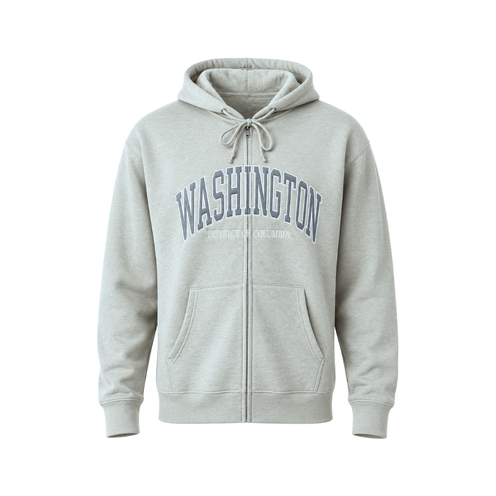 Washington DC Collegiate Full-Zip Hoodie