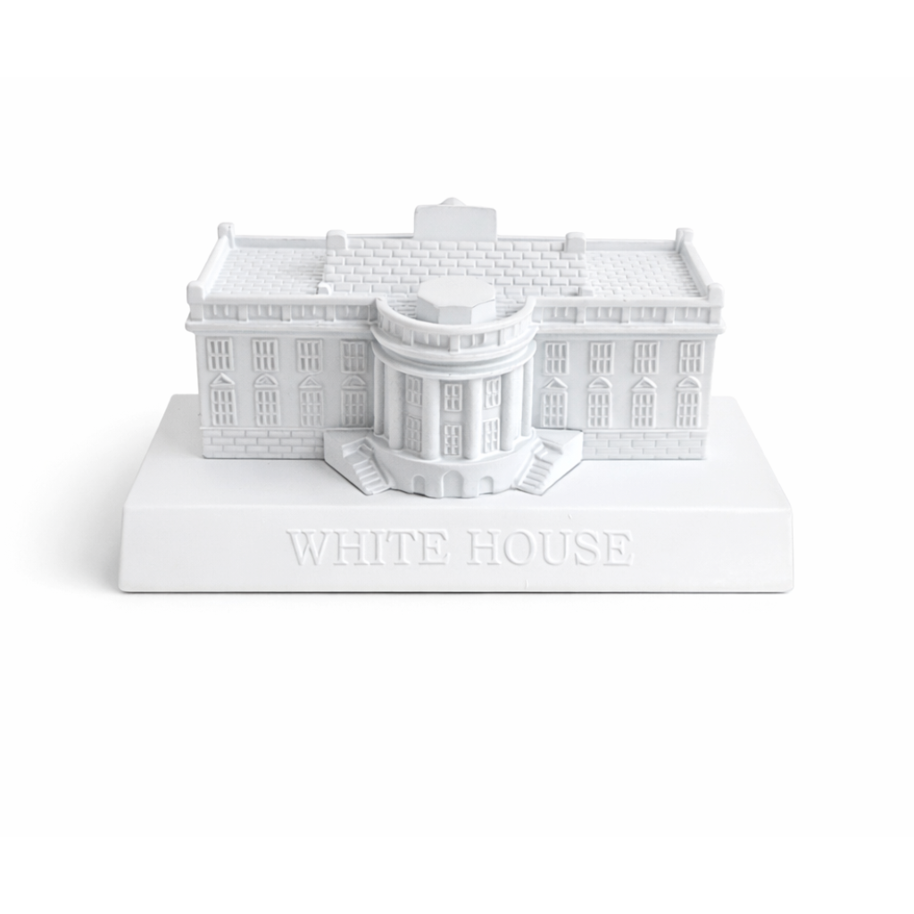 US White House Souvenir Metal Building Replica Die Cast Novelty Pencil Sharpener