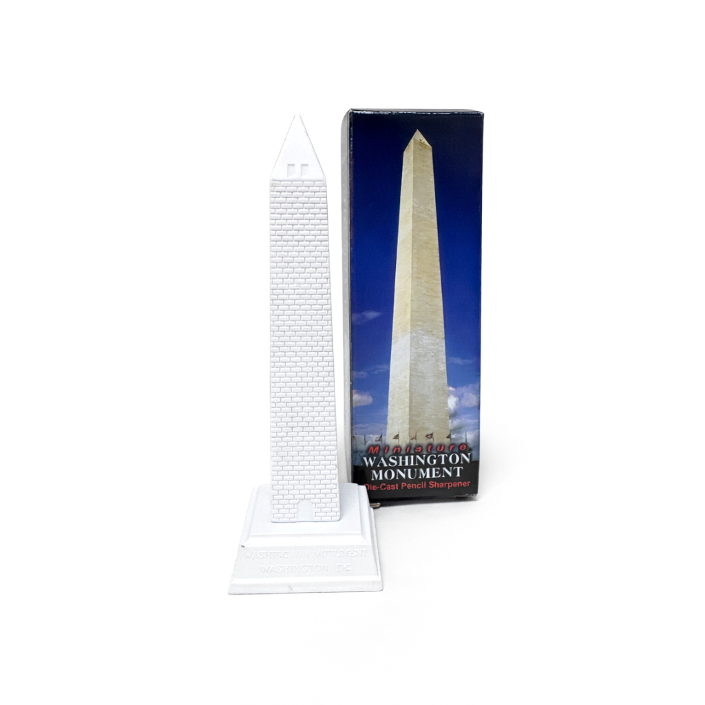 Washington Monument Die Cast Metal Collectible Pencil Sharpener
