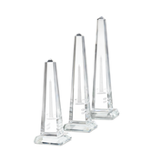 Washington Monument Laser Crystal Paperweight