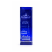 Washington DC Landmarks 3D Laser Crystal Paperweight