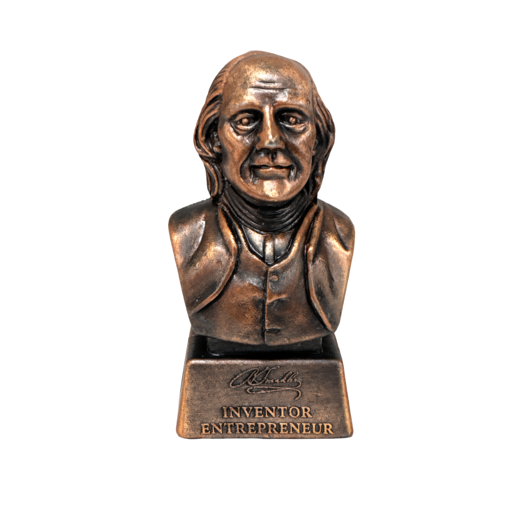 Benjamin Franklin Bust Pencil Sharpener